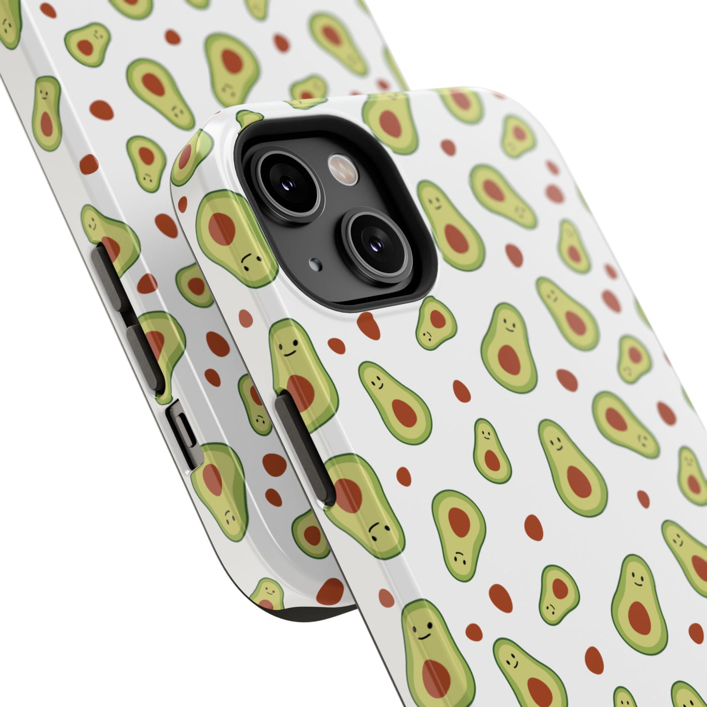 Avocado Pattern Impact-Resistant Phone Case - Fun & Functional