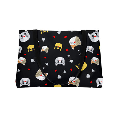 Chic Weekender Tote Bag - 'Look' & 'I Made It' Design for Travel & Style