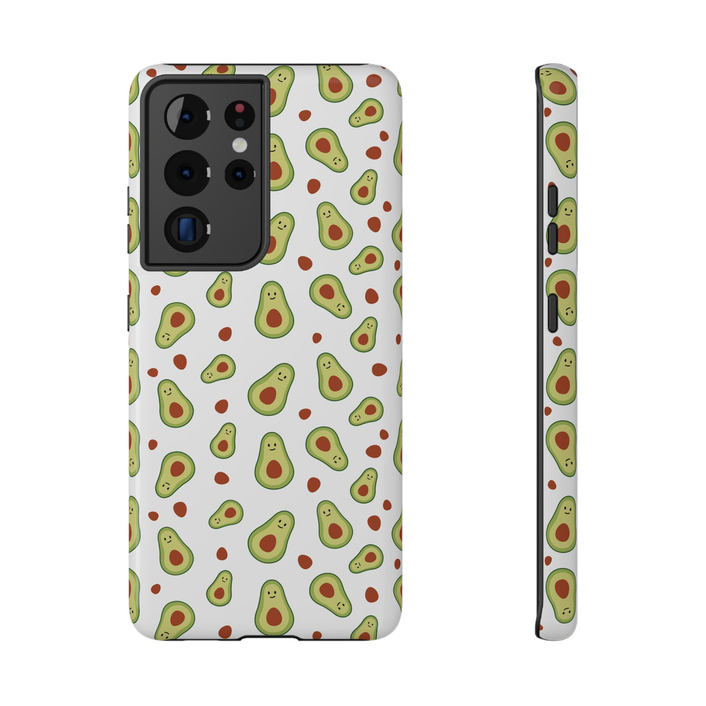 Avocado Pattern Impact-Resistant Phone Case - Fun & Functional