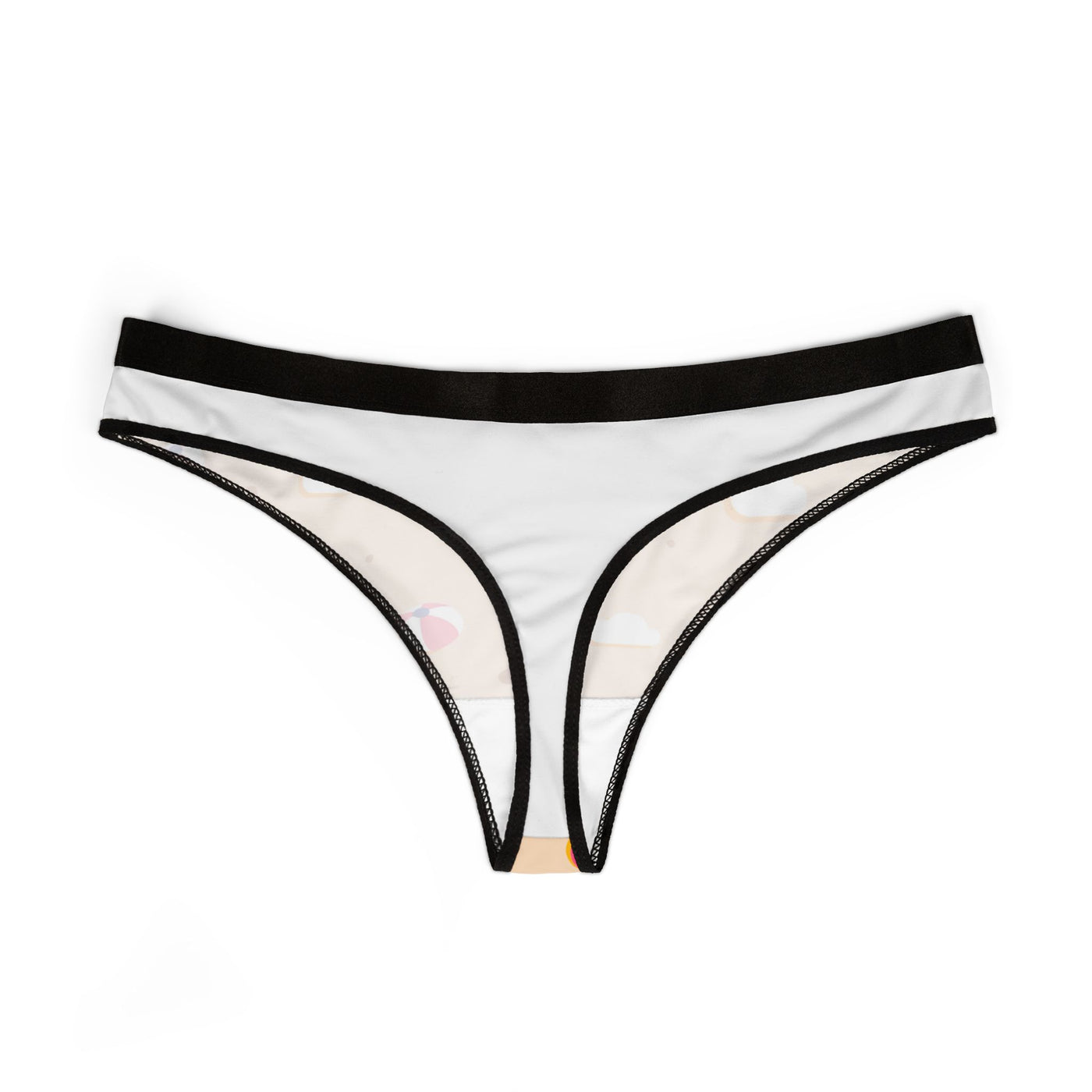 Beach Fun Women's Thongs – Playful Summer Swimwear