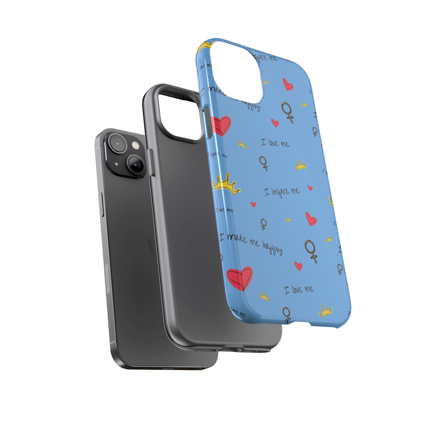 Inspiring Phone Case - 'I Love Me' Design - Tough Cases