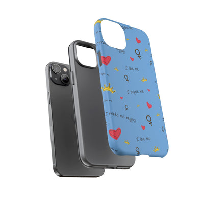 Inspiring Phone Case - 'I Love Me' Design - Tough Cases