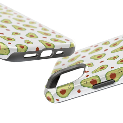 Avocado Pattern Impact-Resistant Phone Case - Fun & Functional