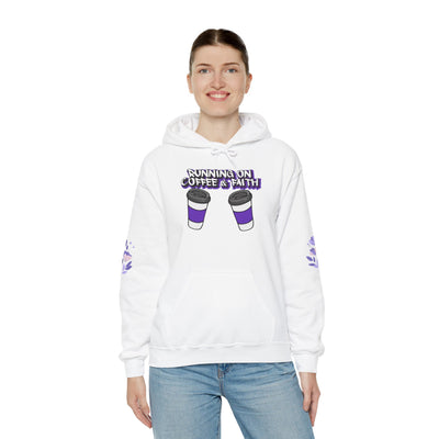 Running on Coffee & Faith Hooded Sweatshirt