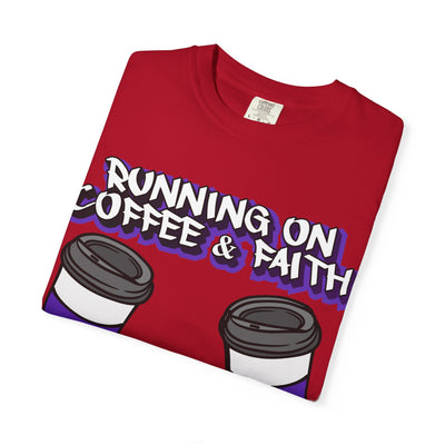 Coffee & Faith Unisex T-Shirt, Casual Wear, Gift for Coffee Lovers, Faith-Inspired Apparel, Comfortable Everyday Tee