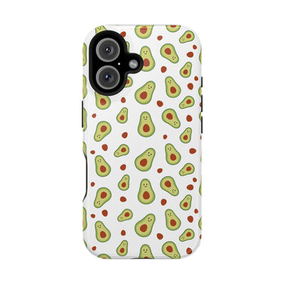 Avocado Pattern Impact-Resistant Phone Case - Fun & Functional