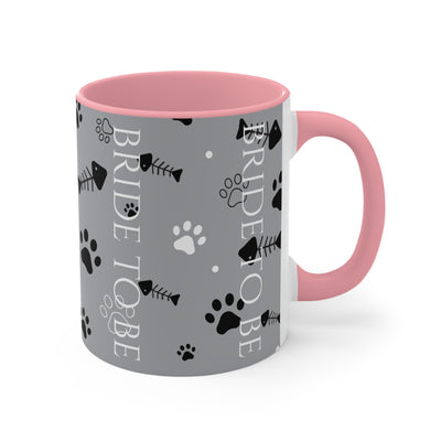 Bride to Be Accent Mug - Perfect for Pet Lovers