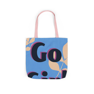 Empowering Canvas Tote Bag | Go Girl Design, Eco-Friendly Shopping Bag, Boho Style, Gift for Her, Everyday Carryall