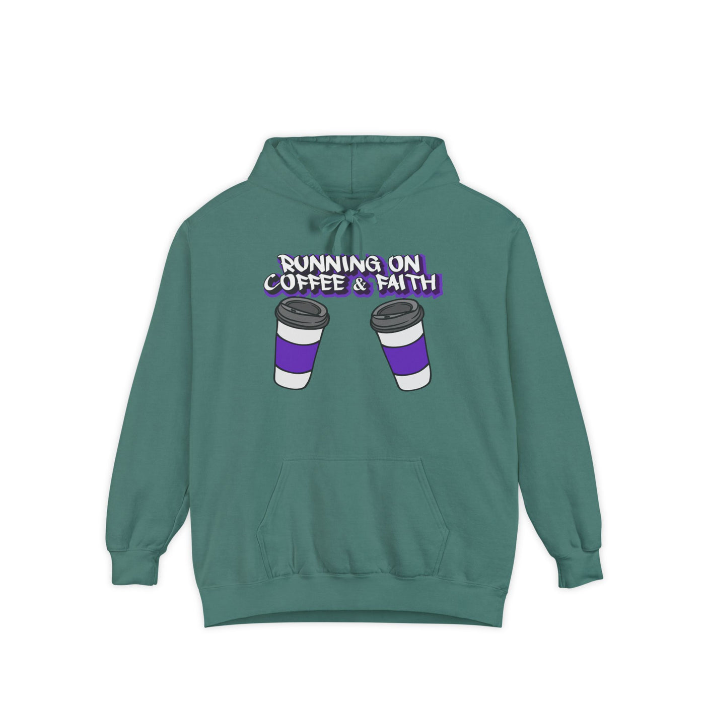 Unisex Coffee & Faith Hoodie - Cozy & Motivational