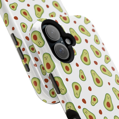 Avocado Pattern Impact-Resistant Phone Case - Fun & Functional