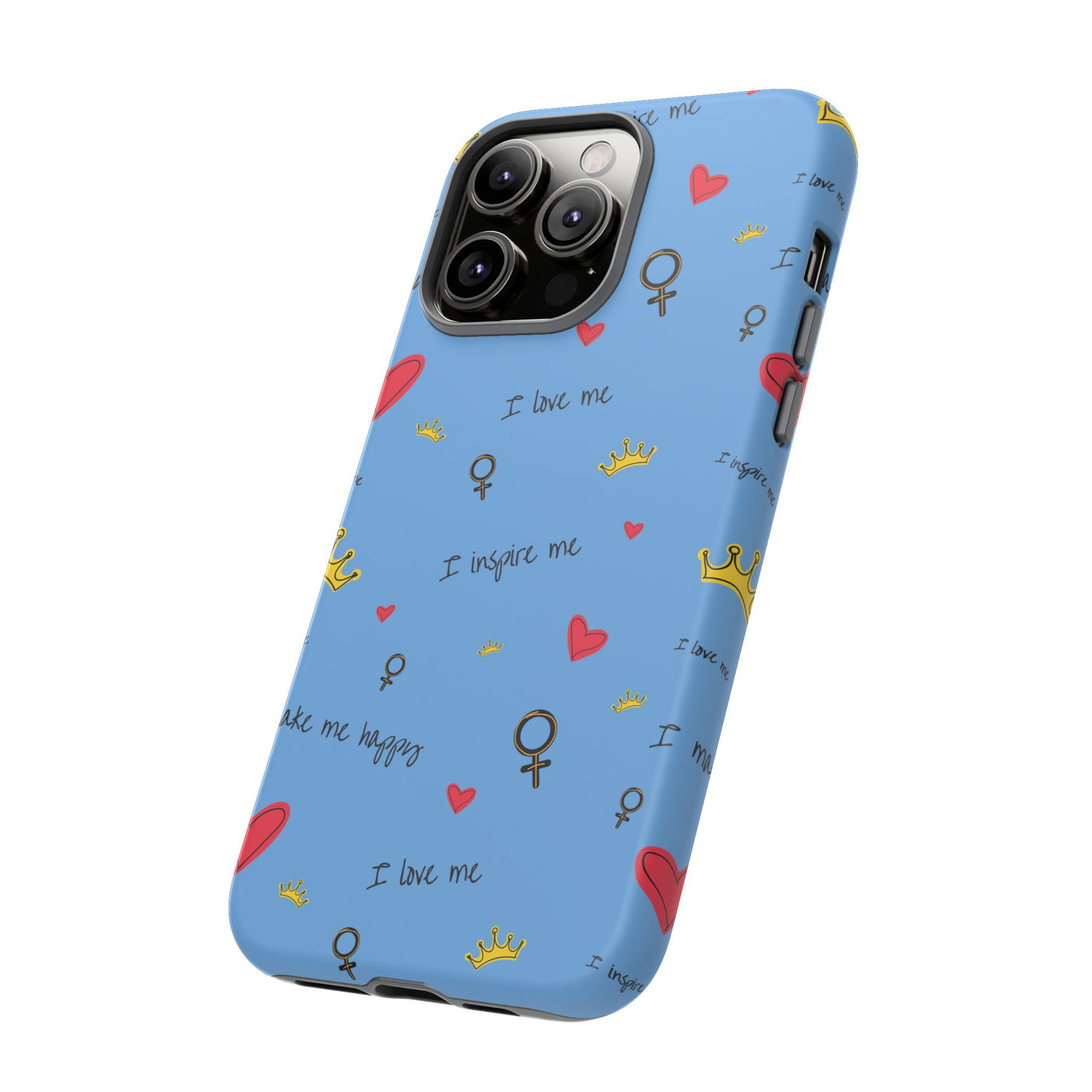 Inspiring Phone Case - 'I Love Me' Design - Tough Cases