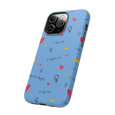 Inspiring Phone Case - 'I Love Me' Design - Tough Cases