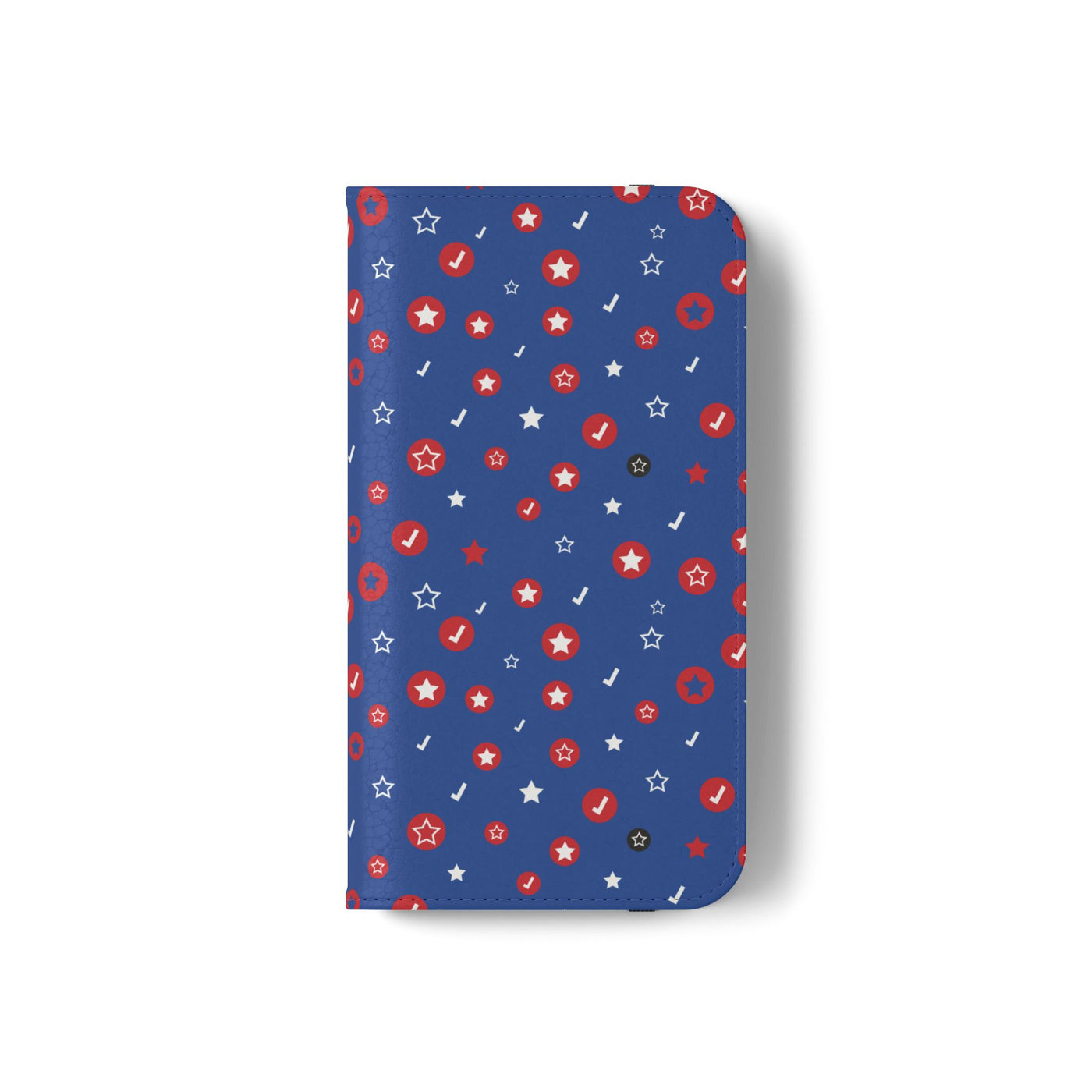 Patriotic Flip Case for Smartphones - Fun Stars and Stripes Design