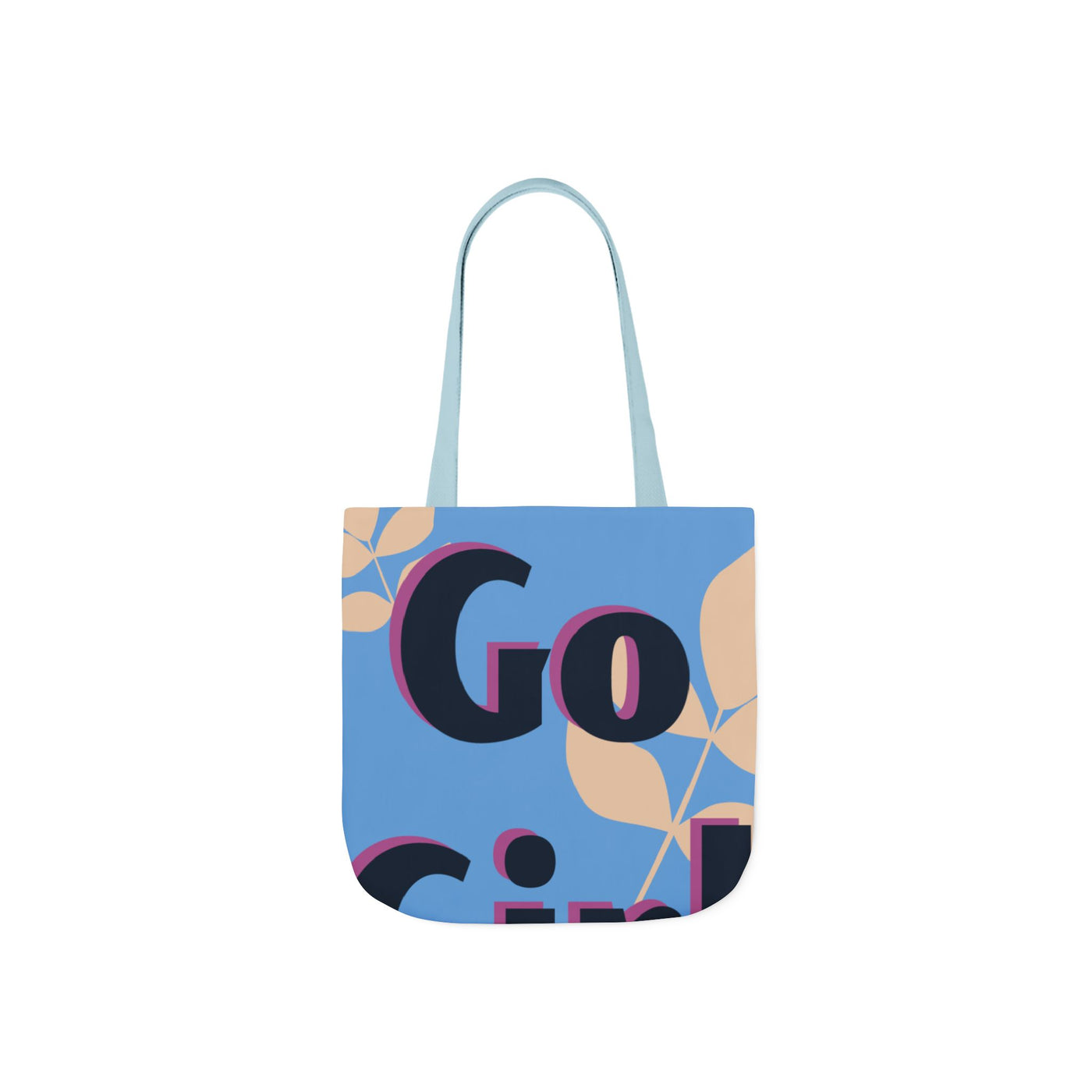 Empowering Canvas Tote Bag | Go Girl Design, Eco-Friendly Shopping Bag, Boho Style, Gift for Her, Everyday Carryall
