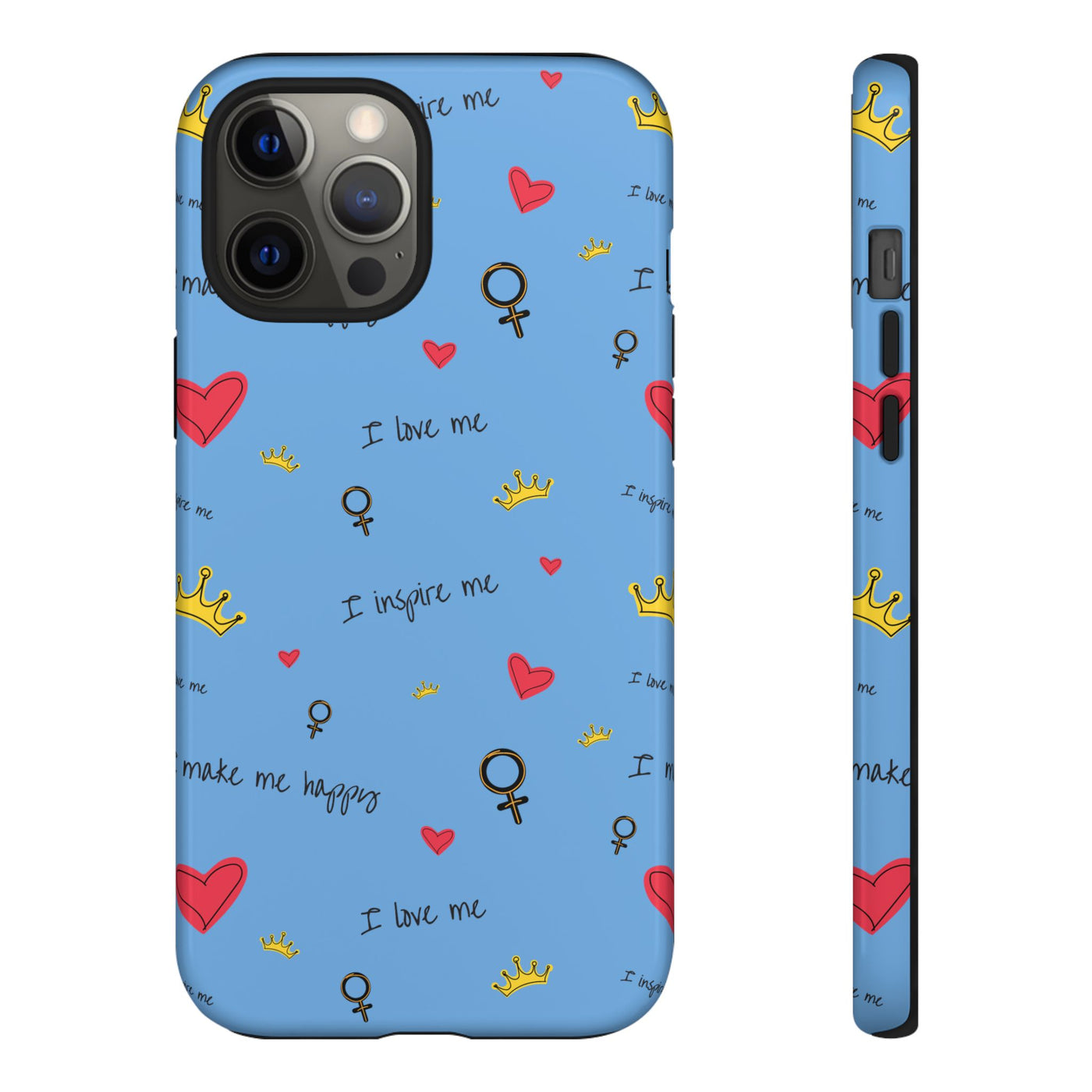 Inspiring Phone Case - 'I Love Me' Design - Tough Cases