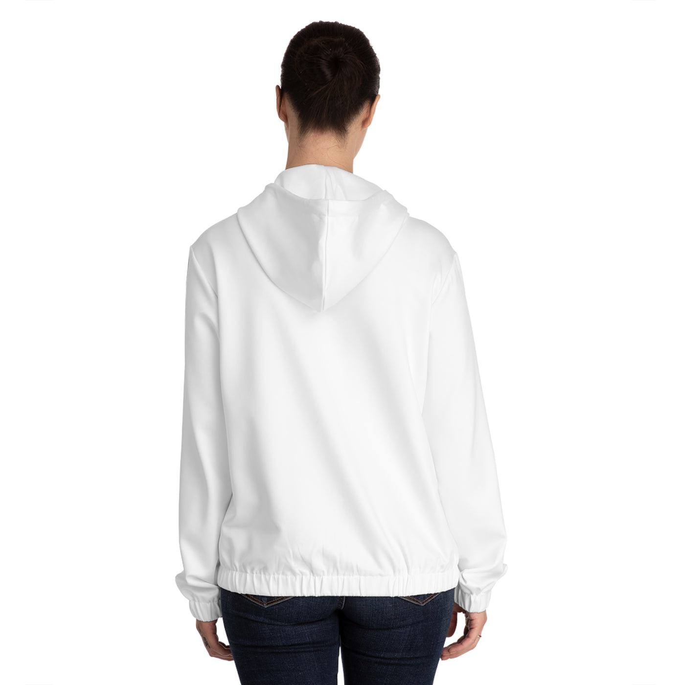 Running on Coffee & Faith Women's Full-Zip Hoodie, Cozy Jacket, Faith Apparel, Gift for Coffee Lovers, Inspirational Hoodie