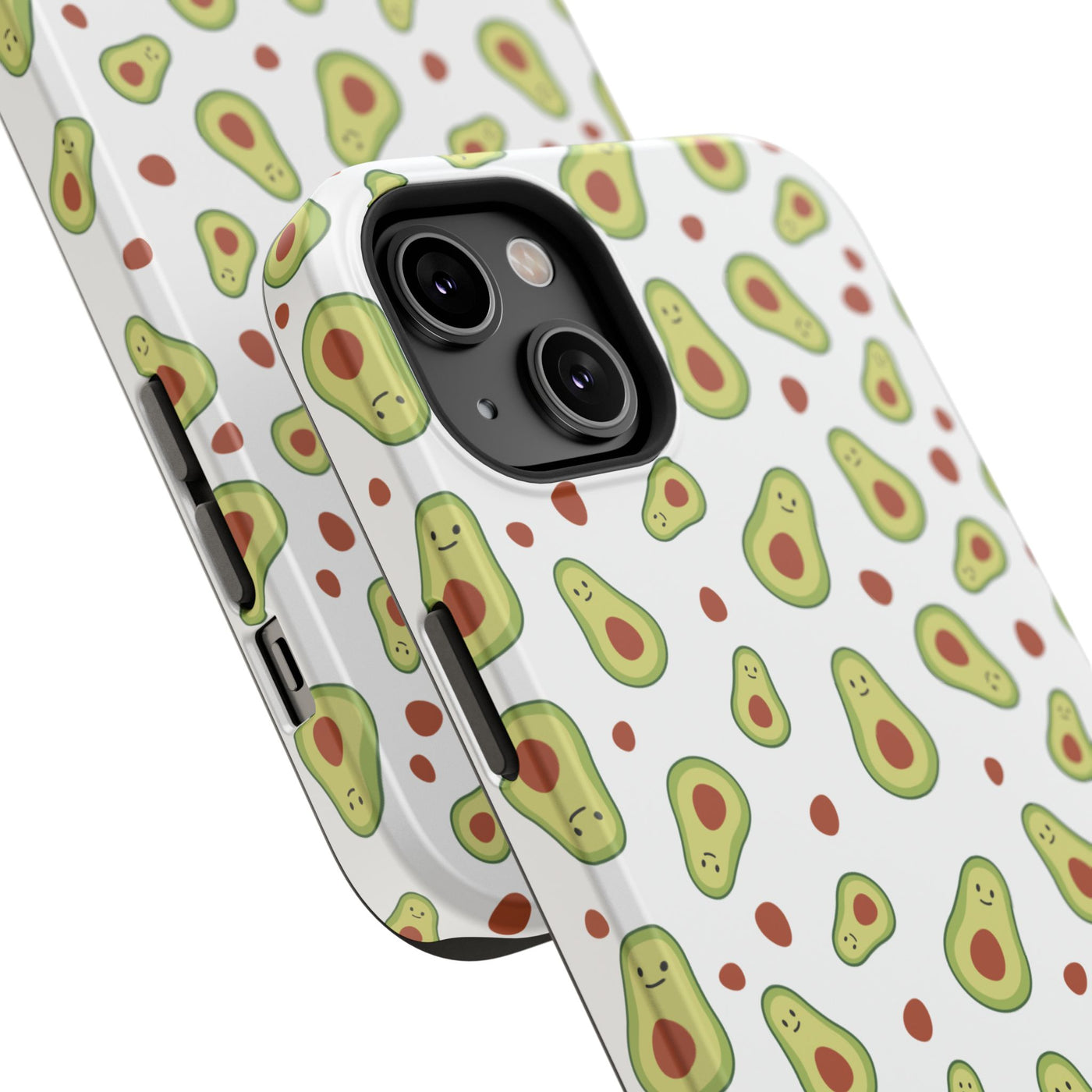 Avocado Pattern Impact-Resistant Phone Case - Fun & Functional
