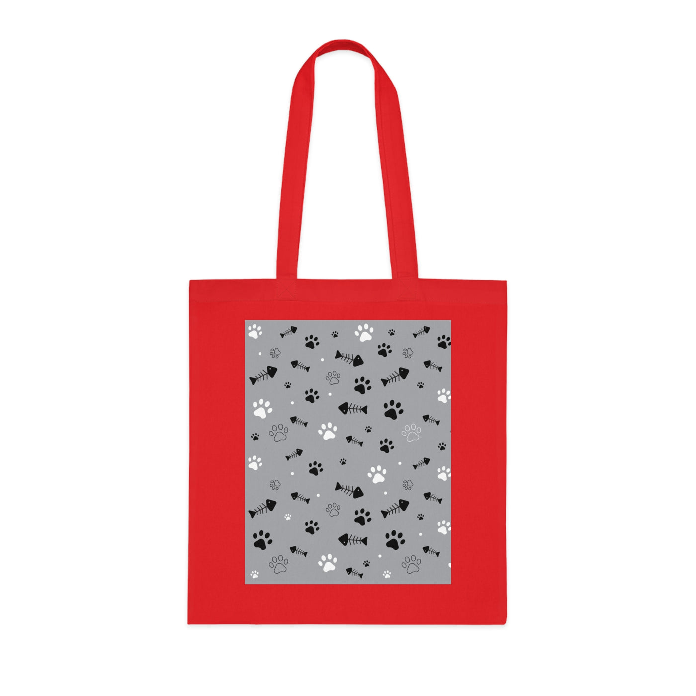 Cute Pet Themed Cotton Tote Bag - Perfect for Animal Lovers