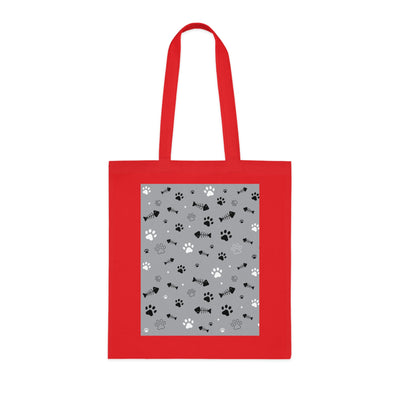 Cute Pet Themed Cotton Tote Bag - Perfect for Animal Lovers