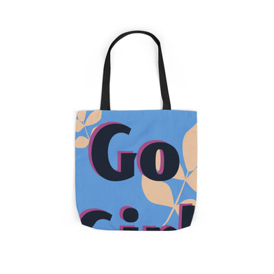 Empowering Canvas Tote Bag | Go Girl Design, Eco-Friendly Shopping Bag, Boho Style, Gift for Her, Everyday Carryall