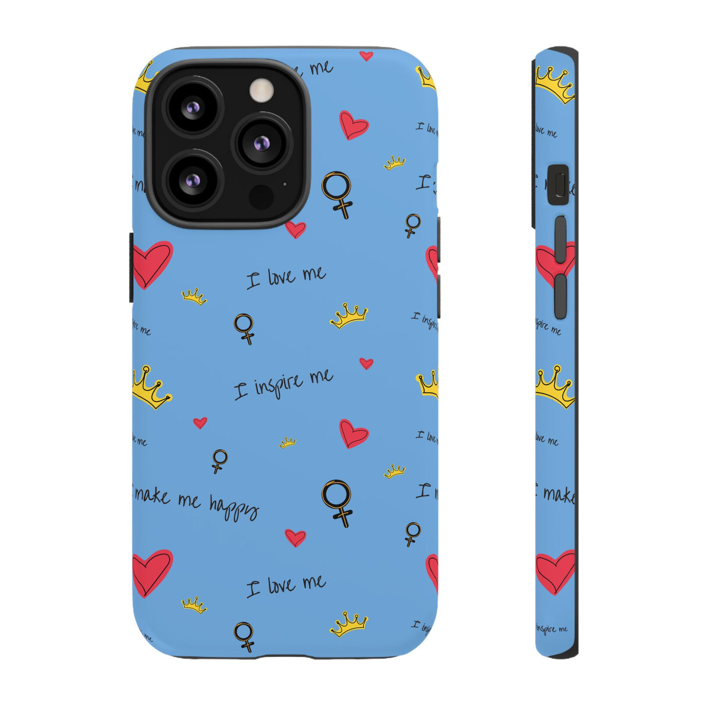 Inspiring Phone Case - 'I Love Me' Design - Tough Cases