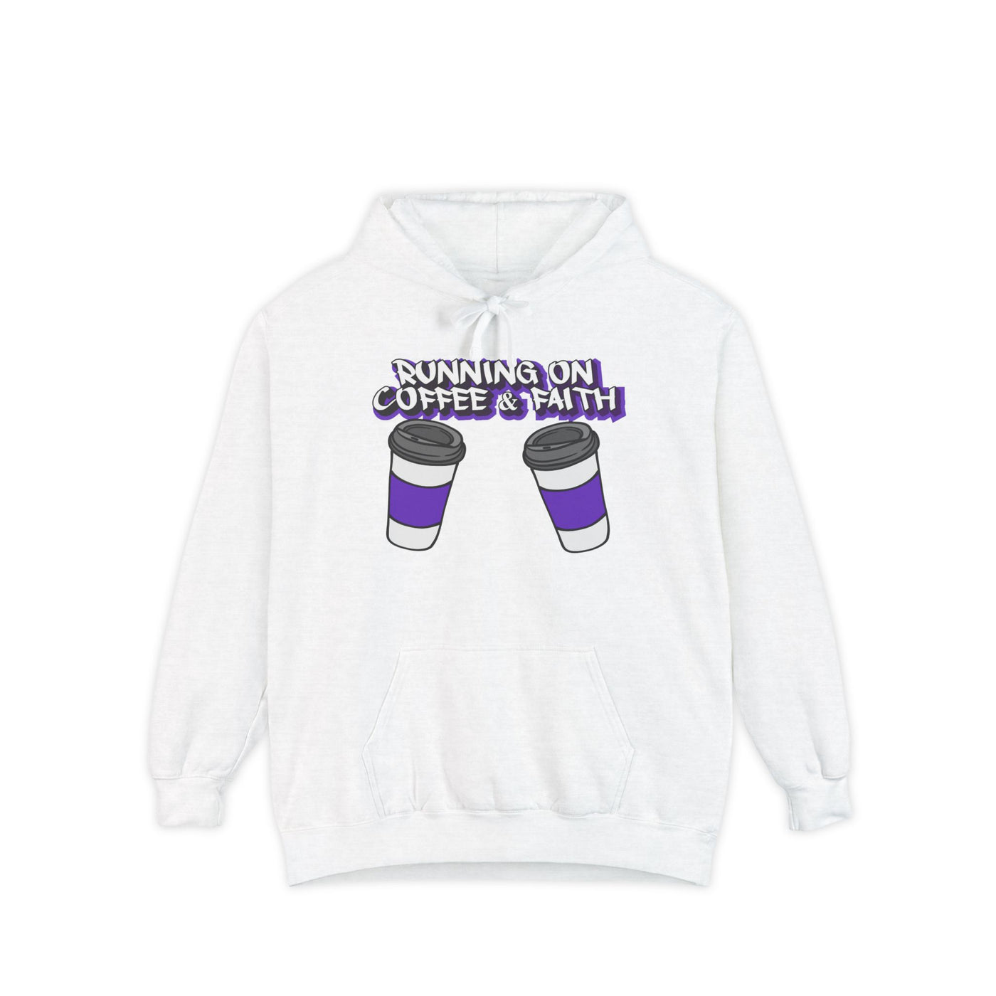 Unisex Coffee & Faith Hoodie - Cozy & Motivational