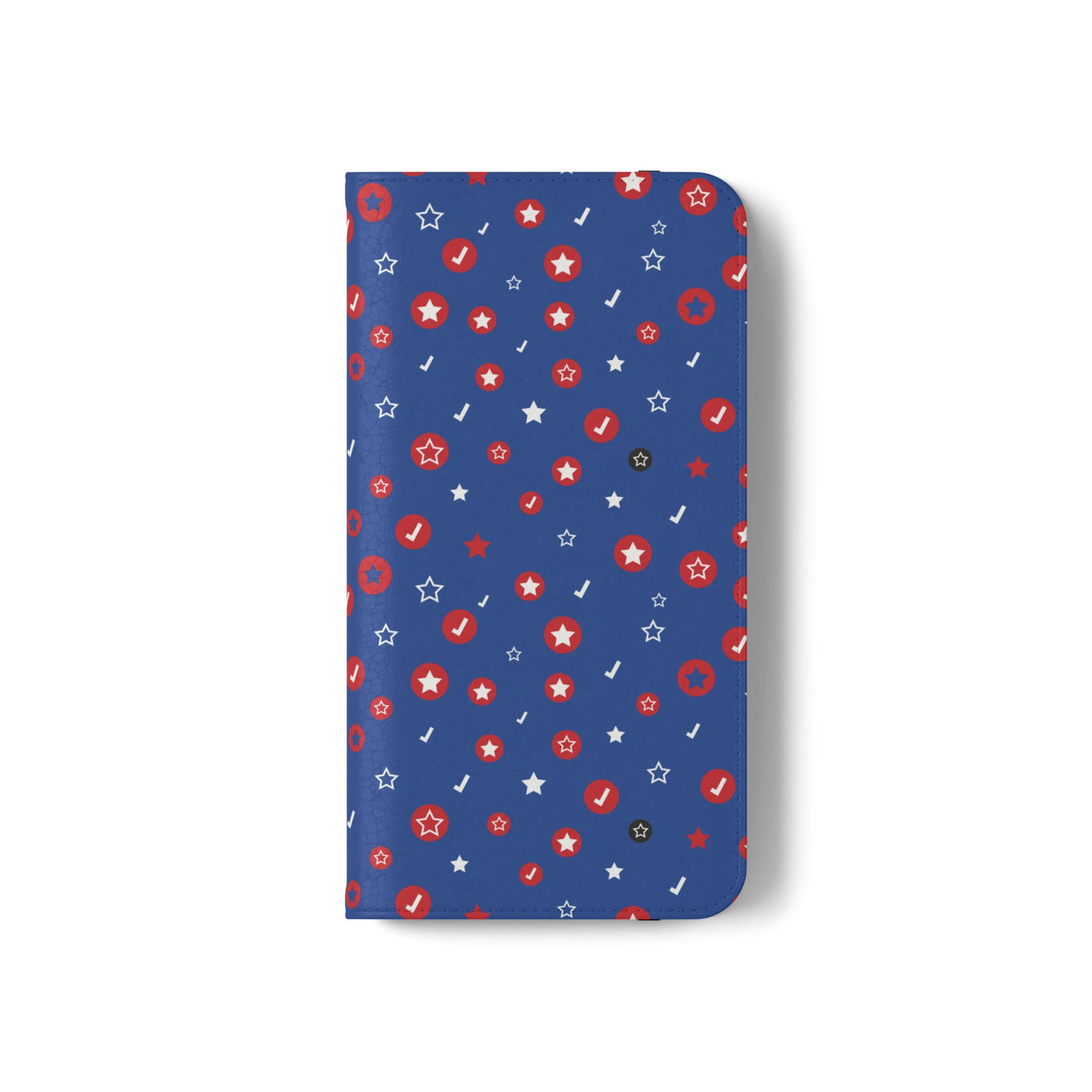 Patriotic Flip Case for Smartphones - Fun Stars and Stripes Design