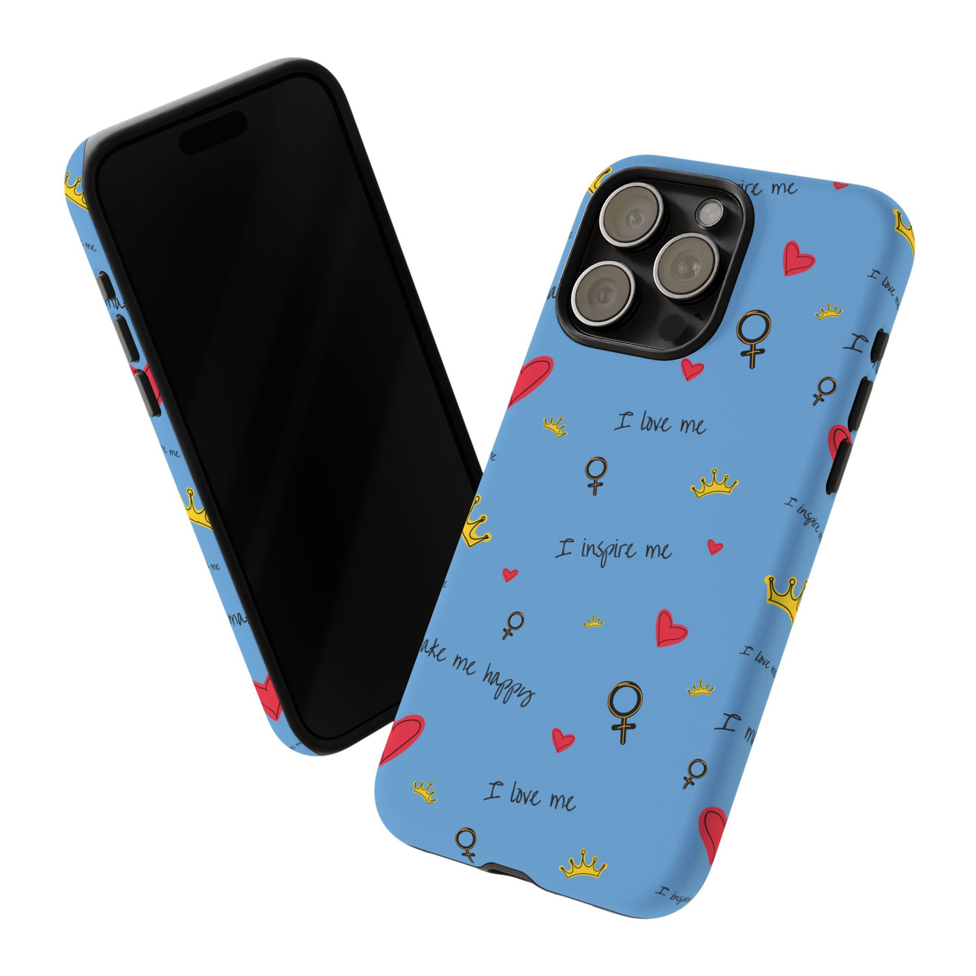 Inspiring Phone Case - 'I Love Me' Design - Tough Cases