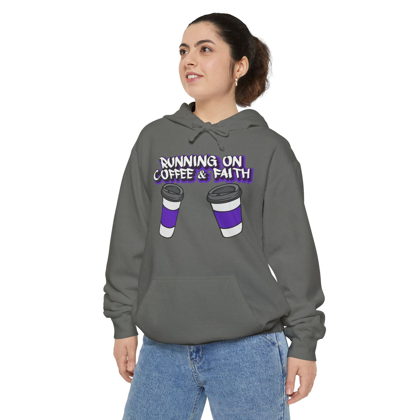 Unisex Coffee & Faith Hoodie - Cozy & Motivational