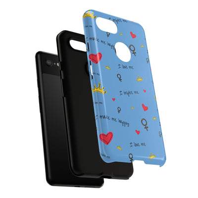 Inspiring Phone Case - 'I Love Me' Design - Tough Cases
