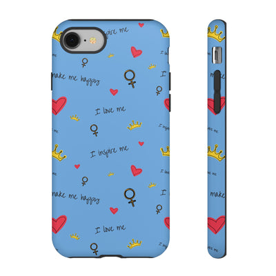 Inspiring Phone Case - 'I Love Me' Design - Tough Cases