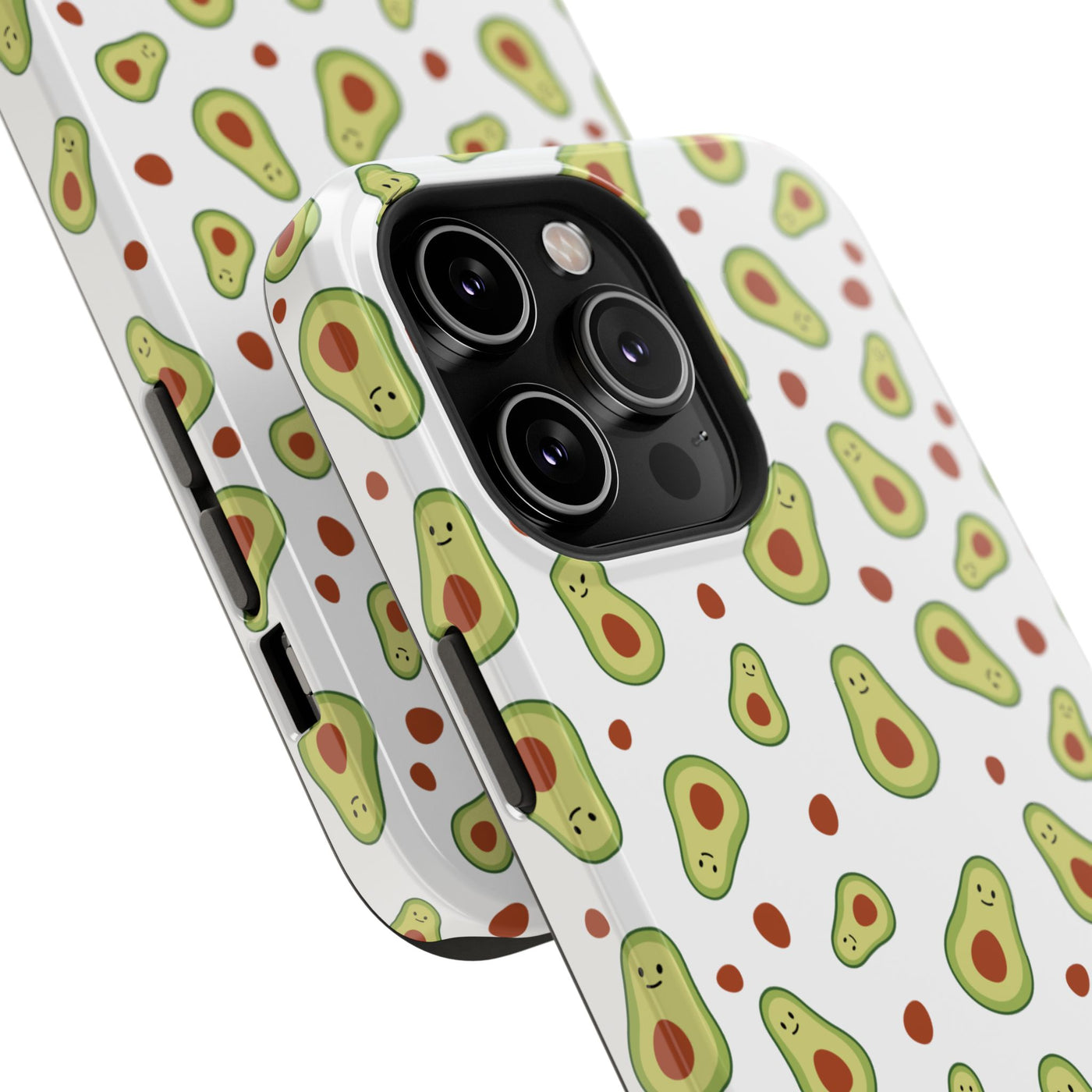 Avocado Pattern Impact-Resistant Phone Case - Fun & Functional
