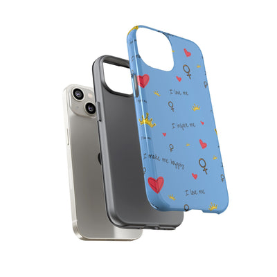 Inspiring Phone Case - 'I Love Me' Design - Tough Cases