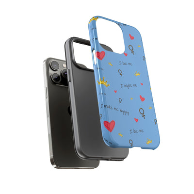 Inspiring Phone Case - 'I Love Me' Design - Tough Cases