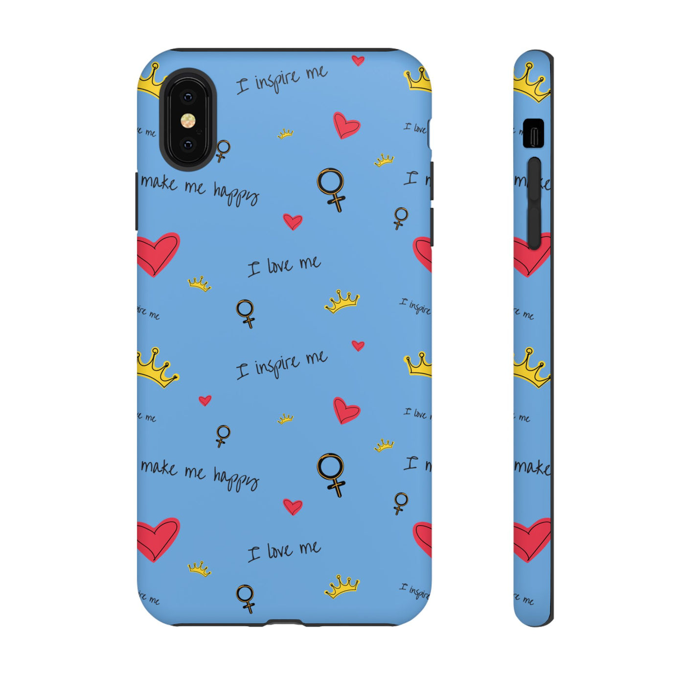 Inspiring Phone Case - 'I Love Me' Design - Tough Cases
