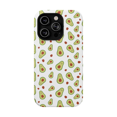 Avocado Pattern Impact-Resistant Phone Case - Fun & Functional