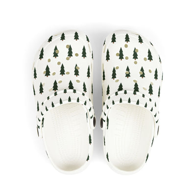 Kids' Holiday Tree Clogs - Fun & Comfy EVA Foam Shoes for Winter Celebrations