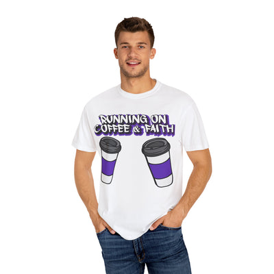 Coffee & Faith Unisex T-Shirt, Casual Wear, Gift for Coffee Lovers, Faith-Inspired Apparel, Comfortable Everyday Tee
