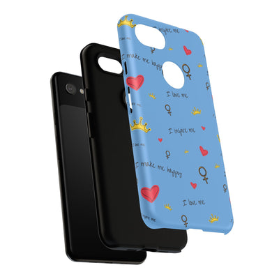 Inspiring Phone Case - 'I Love Me' Design - Tough Cases