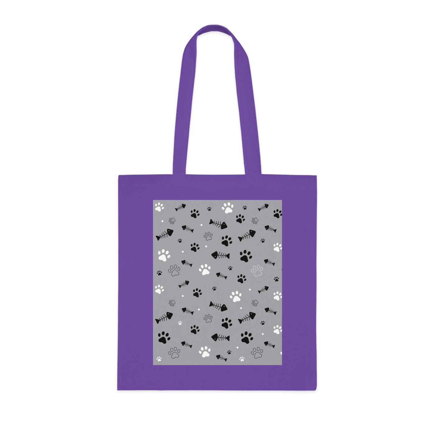 Cute Pet Themed Cotton Tote Bag - Perfect for Animal Lovers