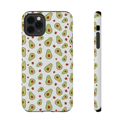 Avocado Pattern Impact-Resistant Phone Case - Fun & Functional
