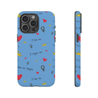 Inspiring Phone Case - 'I Love Me' Design - Tough Cases