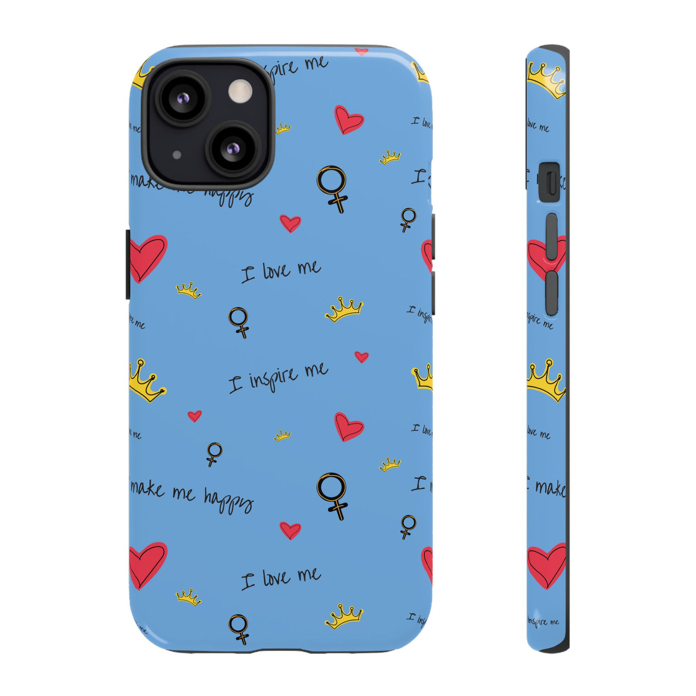 Inspiring Phone Case - 'I Love Me' Design - Tough Cases
