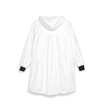 Cozy Unisex Hooded Blanket - "Running on Coffee & Faith"
