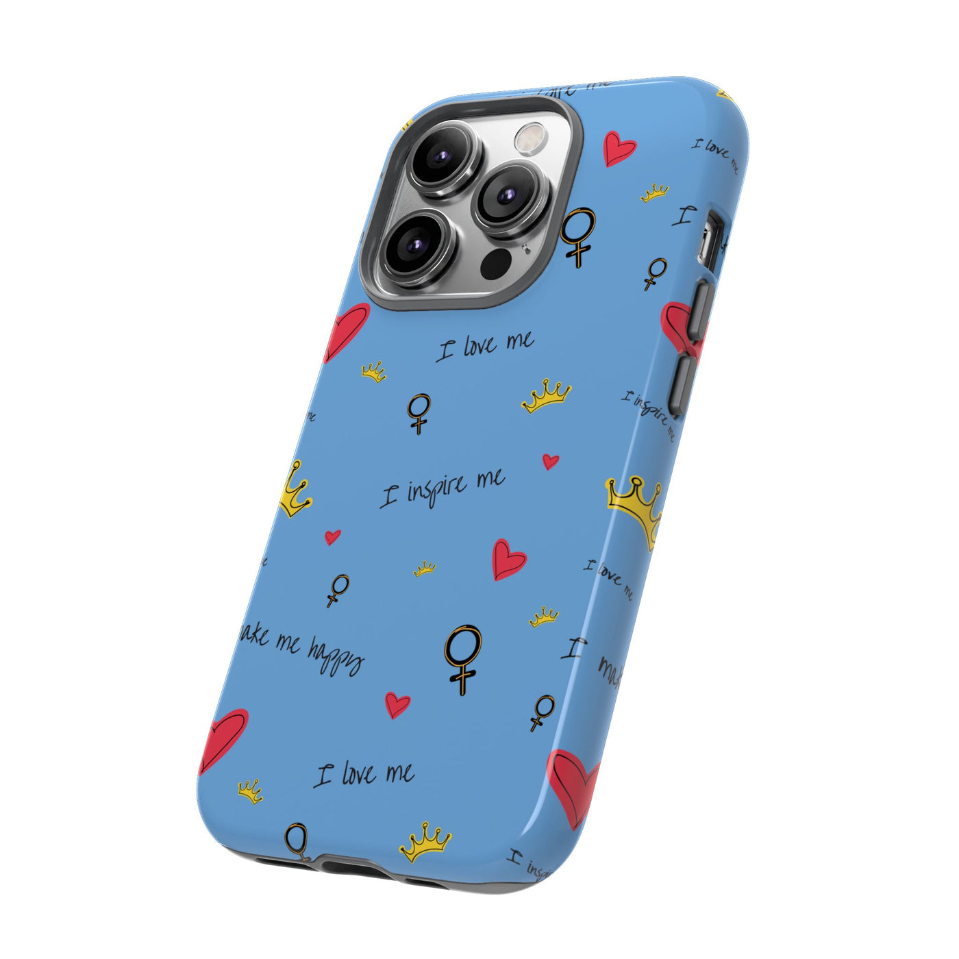 Inspiring Phone Case - 'I Love Me' Design - Tough Cases