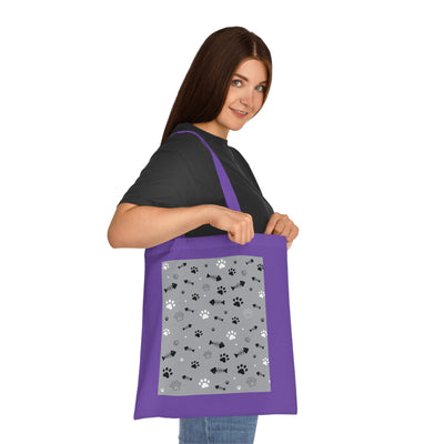 Cute Pet Themed Cotton Tote Bag - Perfect for Animal Lovers