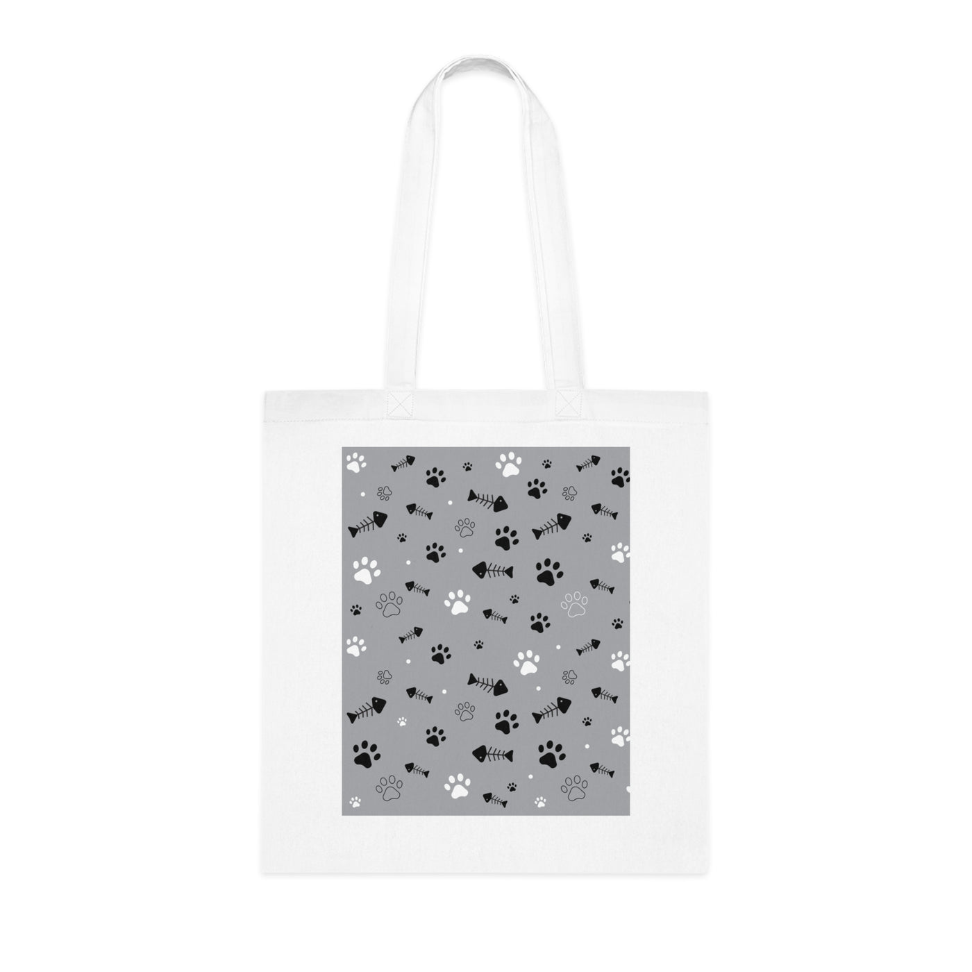 Cute Pet Themed Cotton Tote Bag - Perfect for Animal Lovers