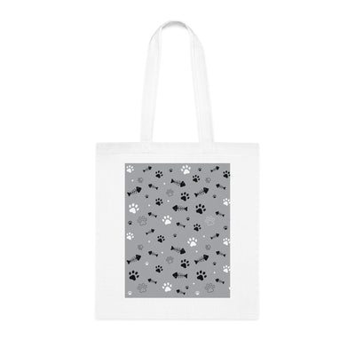 Cute Pet Themed Cotton Tote Bag - Perfect for Animal Lovers
