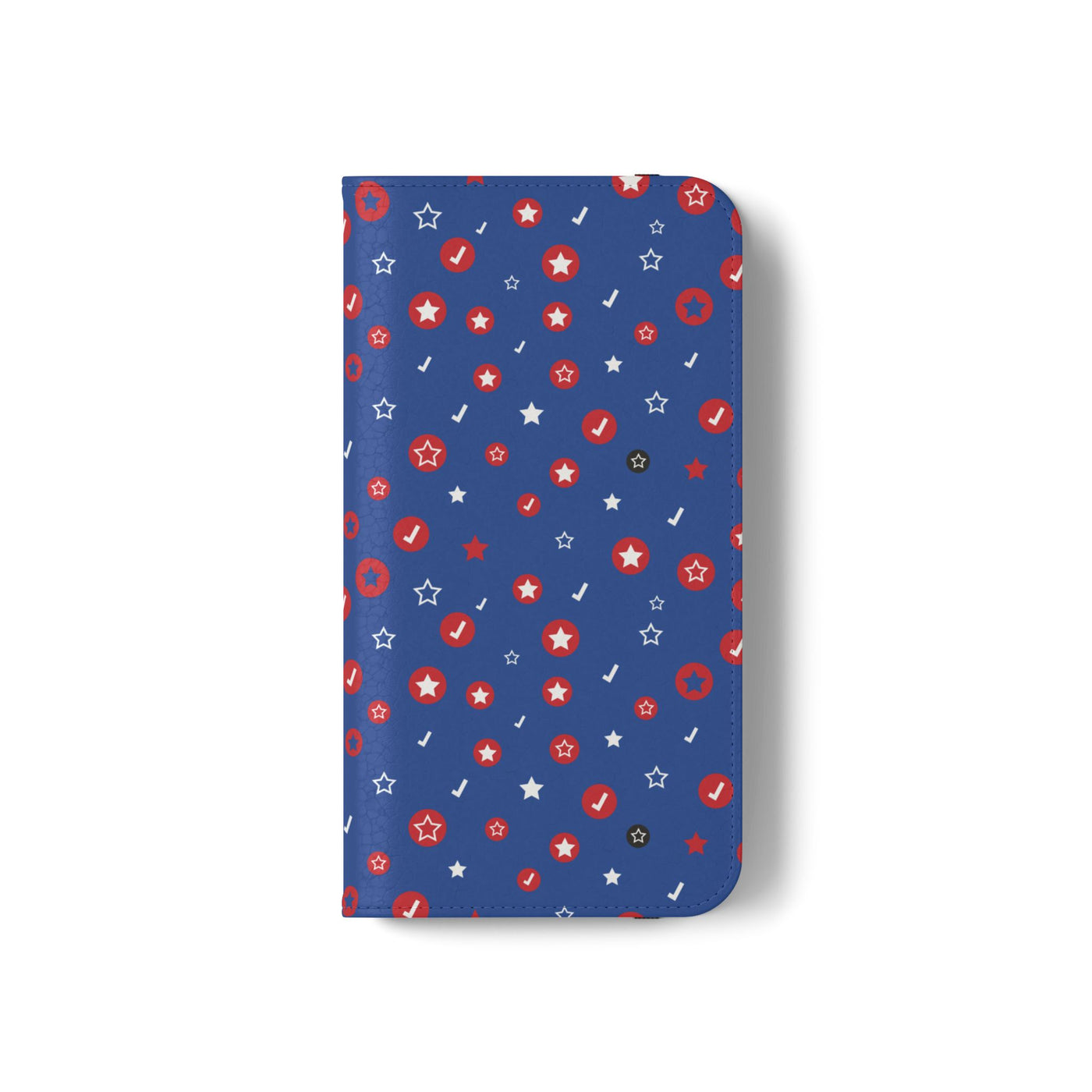 Patriotic Flip Case for Smartphones - Fun Stars and Stripes Design