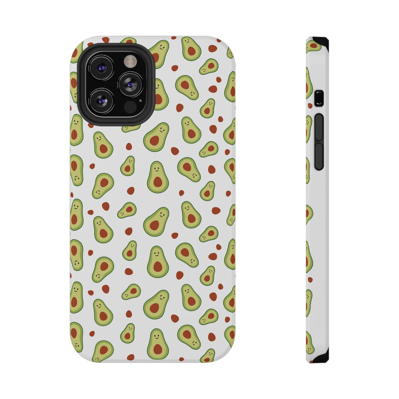 Avocado Pattern Impact-Resistant Phone Case - Fun & Functional